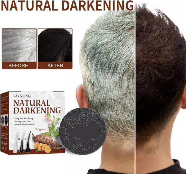 Hair Darkening Shampoo Bar - Image 4